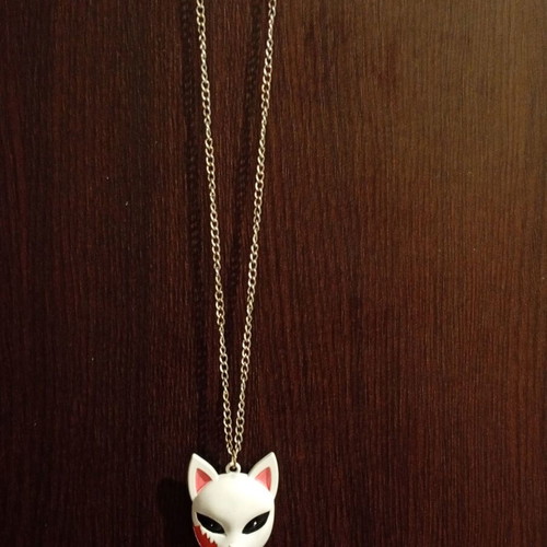 Demon Slayer necklace pendant like new, large size