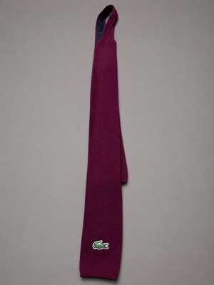Lacoste tie like new, red