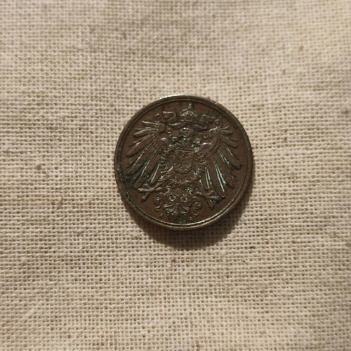 German coin 1915 used