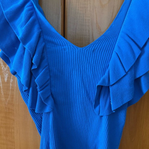 Only blouse blue, like new, size S