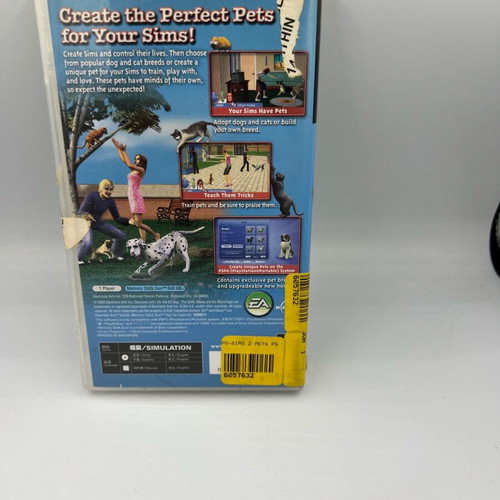 Sims 2 Pets PSP used without manual
