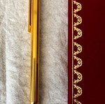 Les Must de Cartier gold-plated ballpoint pen like new