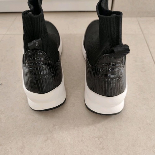 Black sock boots Maria Mare like new, size 36