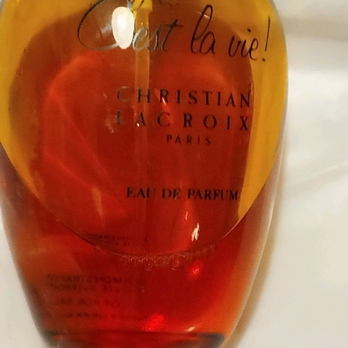 C est la vie Christian Lacroix vintage perfume used