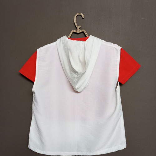 T-shirt with white sporty sleeveless vest gift set