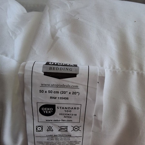 Utopia pillows set of 2, 50/50, new