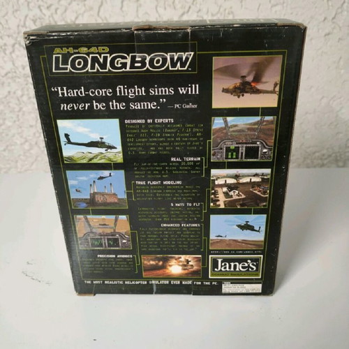 Jane's AH-64D Longbow PC Big Box used