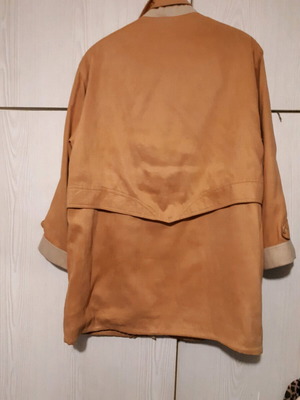 Suede outerwear used, spring/autumn, size L-XL