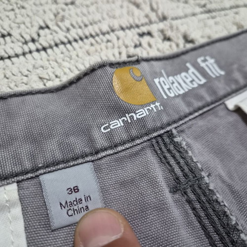 Carhartt gray shorts size W36 like new