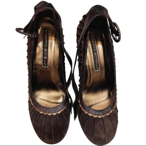 Unique Vintage Velvet Heels Roberto Botella size EU 38 like new
