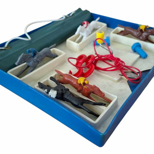 Vintage Aper Toys Ippodromos board game used, rare Greek collectible