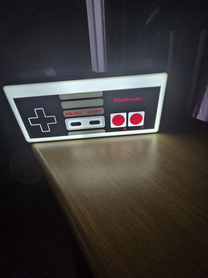 NES Controller Light Box new, retro gaming lamp