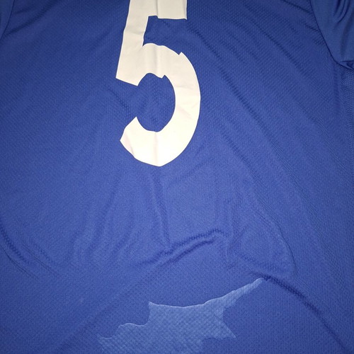 Cyprus official friendly match worn jersey, size XL