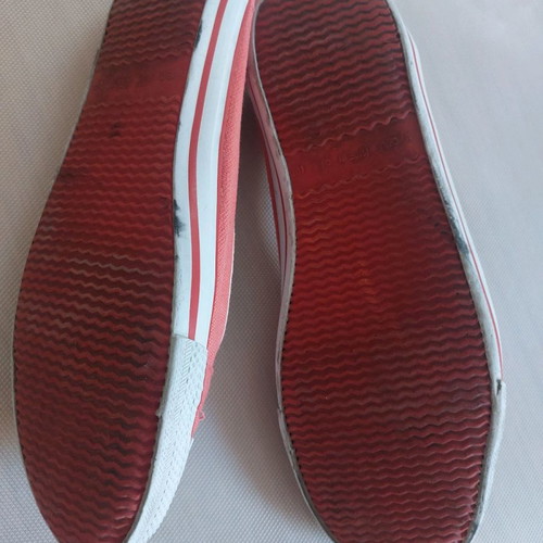 Lonchamp ballerina shoes used, coral color, size 39