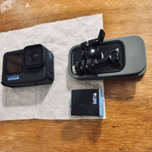 GoPro Hero 10 action camera used