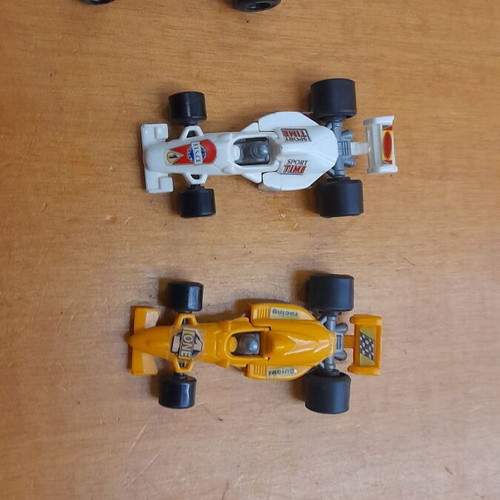 Formula 1 Kinder Cars Set of 3 Like New