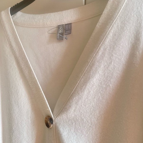 Asos cardigan dress like new, off white, size S-M