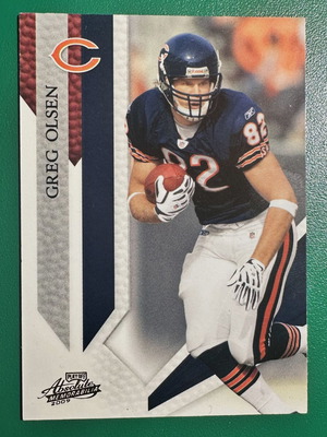 Playoff Absolute Memorabilia Greg Olsen #17 Card 2009 new