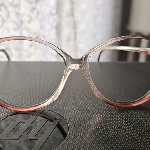 Cristian Oliver glasses frame used, beige and pink