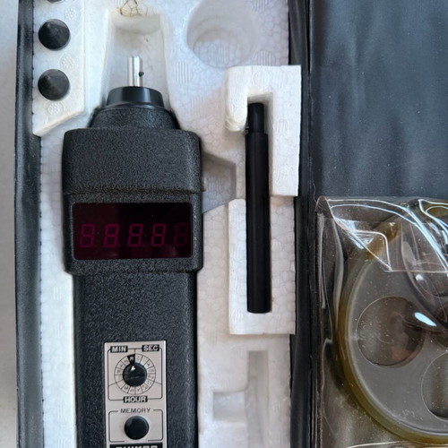 Shimpo DT-107 Tachometer and Tachograph like new, Japanese