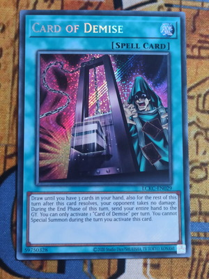 Card of Demise Spell Card σαν καινούργιο