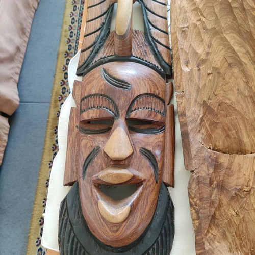 Wooden masks used