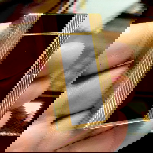 Dupont vintage αναπτήρας σαν καινούργιος, συλλεκτικός 1970s με κινέζικη λάκα