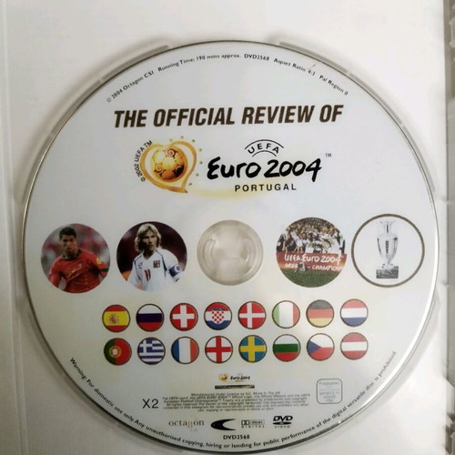 Collectible DVD Euro 2004 Review like new, dubbed