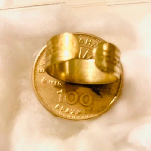 Handmade 'Megas Alexandros' Adjustable Bronze Ring