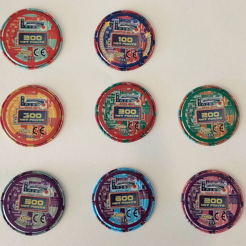 Megaman NT Warrior metal tazos set of 8