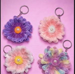 Daisy keychain new, customizable colors