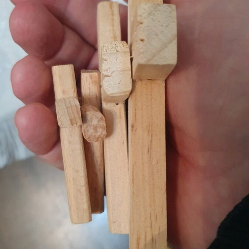 Handmade crosses new from 85-year-old craftsman, set of 4