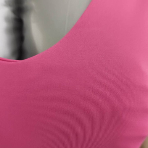 Elastic swimsuit bodysuit pink-fuchsia new S-L