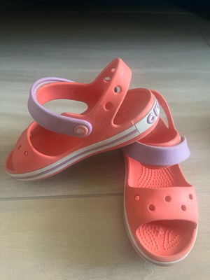 Crocs Πέδιλα C11 για κορίτσια σε άριστη κατάσταση, πορτοκαλί, νούμερο 28