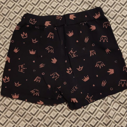 Nek Kids Wear shorts for girls, black, age 10