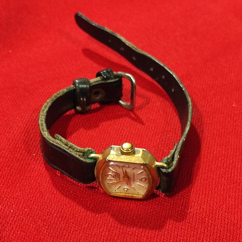 Zaria wristwatch vintage women's used, 1960s from USSR