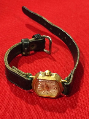 Zaria wristwatch vintage women's used, 1960s from USSR