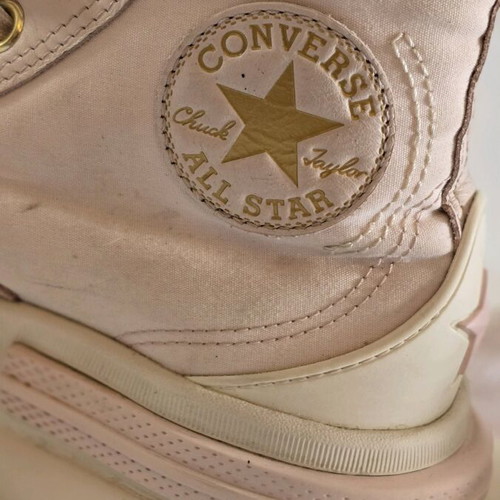 Converse Run Star Legacy CX Platform sneakers used, pink beige, size 40