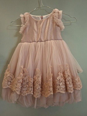 Φόρεμα βάφτισης ονειρεμένο 89-94 cm καινούργιο