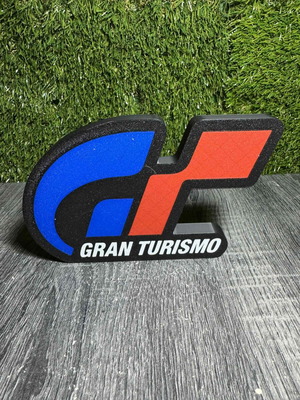 Gran Turismo 3D printed decorative logo new