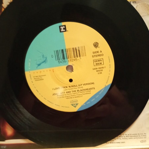 Joan Jett I Love Rock and Roll vinyl record used, rock genre