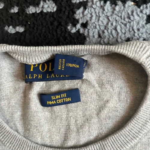Polo Ralph Lauren men's sweater like new, gray