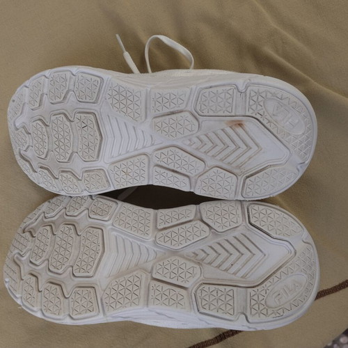 Fila Nanobionic Memory Foam women's white sneakers, size 40