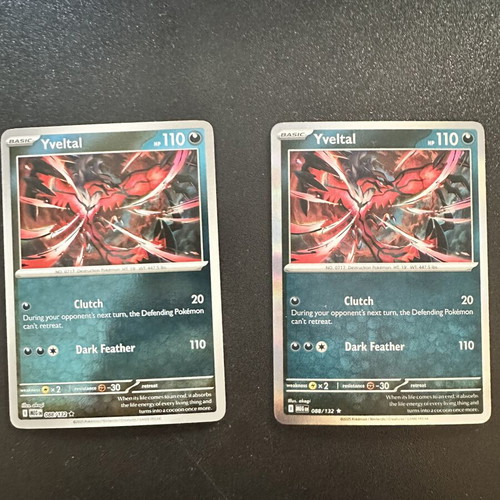 Yveltal 088/132 Mega Evolution Holo & Reserve Pokemon card