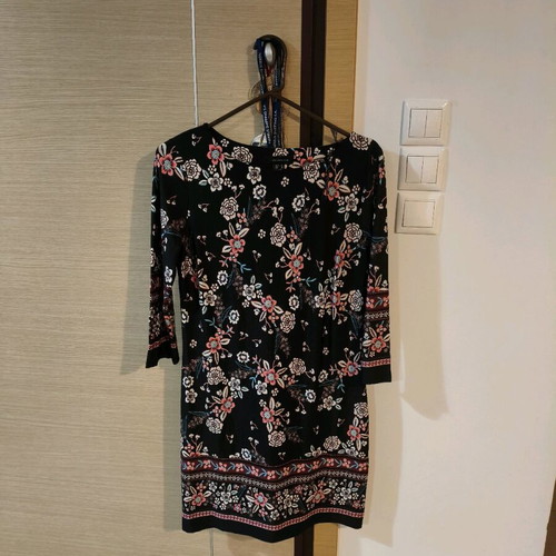Atmosphere dress used with floral pattern, size XL