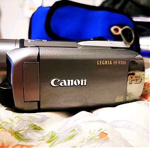 Camera Canon Full HD Legria HF R106 + θήκη  + κάρτα μνήμης