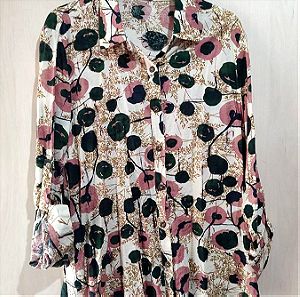 (L) Φλοραλ γυναικείο πουκάμισο