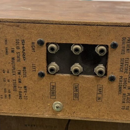 Sharp radio with speaker 1960 used, antique