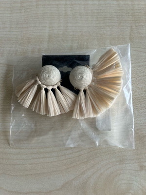Earrings summer straw new for all occasions