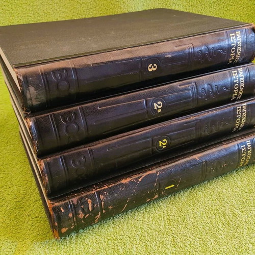World History used 4-volume set 1960 Eleftheroudakis edition
